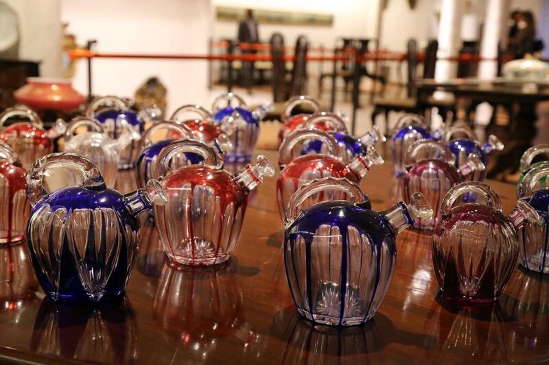 Conjunto de moringas em cristal Baccarat